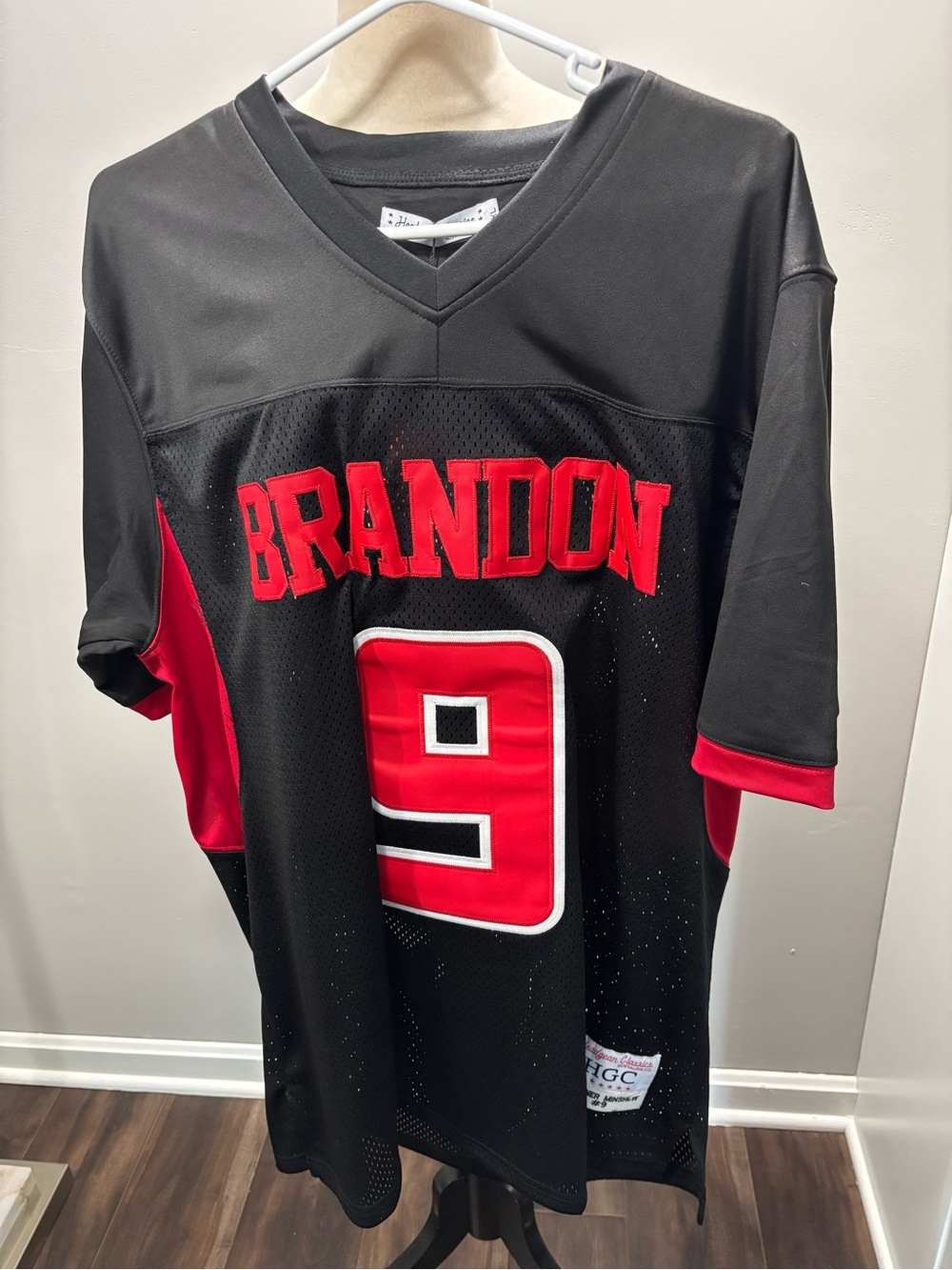 Brandon Minshew # 9 Men's Black and Red Jersey Shirt NWT